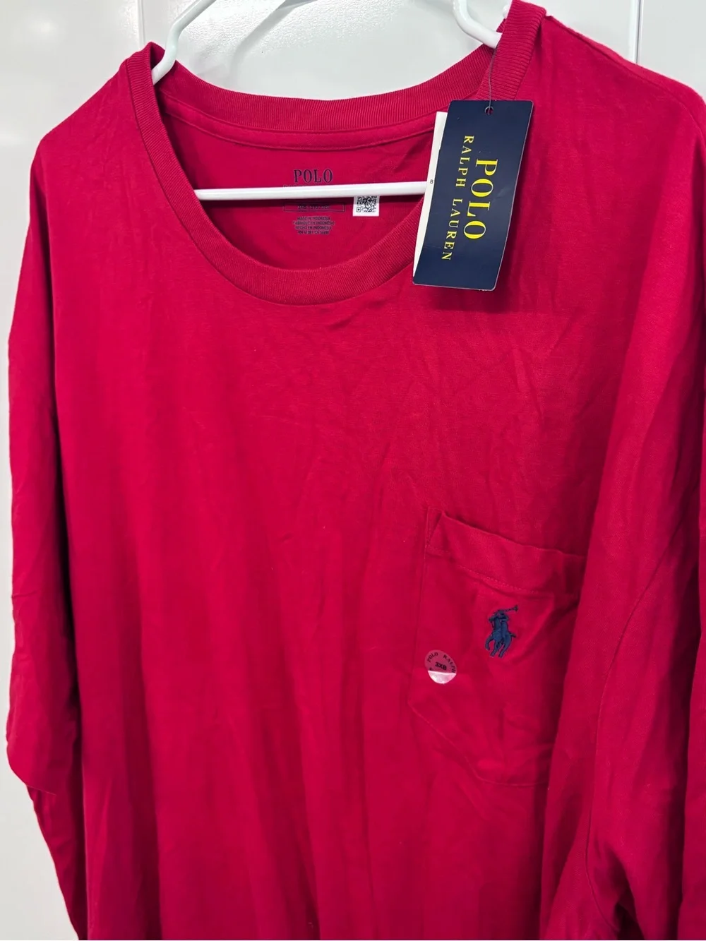 NWT Polo Ralph Lauren Men's Red Short Sleeve Pocket T-Shirt Size 3XB Big & Tall